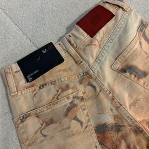 BDG Tan Wild Horse Print Jeans